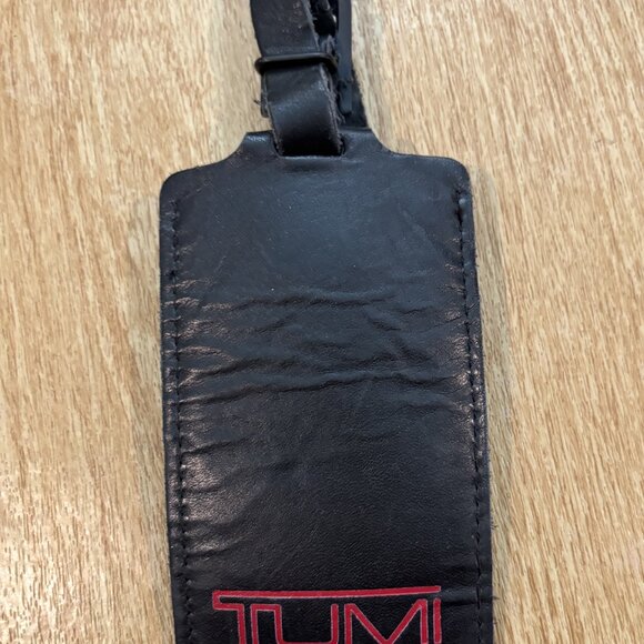 Tumi Luggage Tag Leather ID set of 2 - Picture 5 of 5